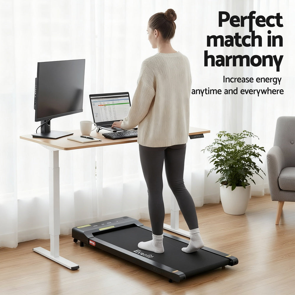 Artiss Electric Treadmill with 120cm Automatic Standing Desk Walking Pad 360mm