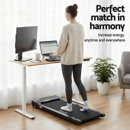Artiss Electric Treadmill with 120cm Automatic Standing Desk Walking Pad 360mm