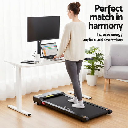 Artiss Electric Treadmill with 120cm Automatic Standing Desk Walking Pad 360mm