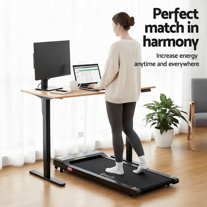 Artiss Electric Treadmill with 120cm Automatic Standing Desk Walking Pad 360mm