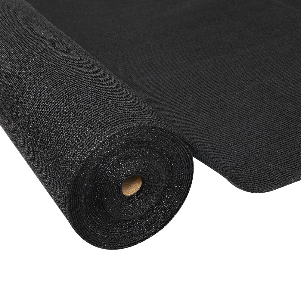 Instahut 70% Shade Cloth 1.83x50m Shade Cloth Sail Heavy Duty Shadecloth Garden Mesh Roll BK