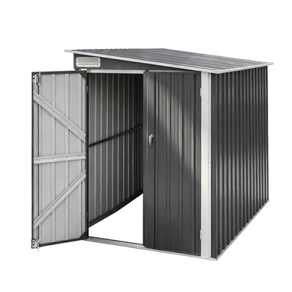 Giantz Garden Shed 118x238cm Lean To Bike Shelter Backyard Outdoor Storage