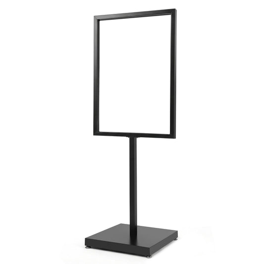 A1 Frame Pedestal Sign Holder Poster Stand Display Board Double Sided 60x90cm.
