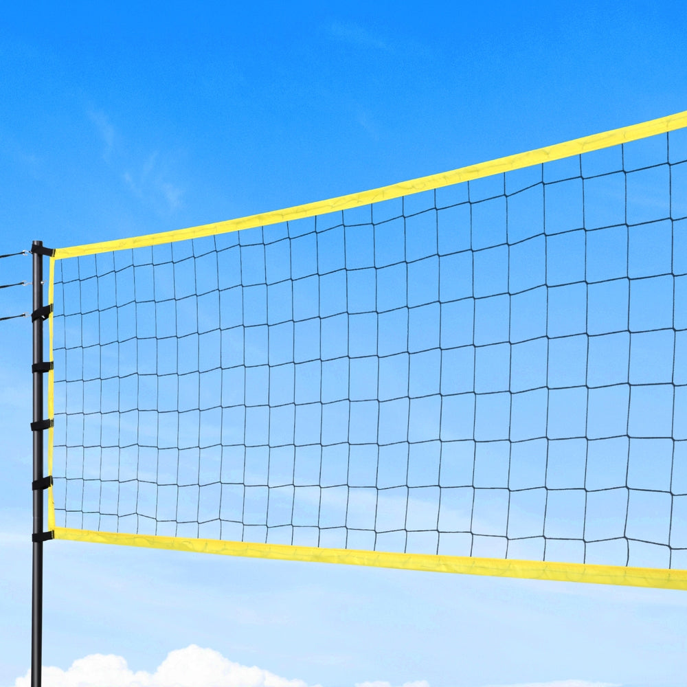Everfit 9M Portable Volleyball Net Set with Ball Boundary Lines Badminton Tennis.