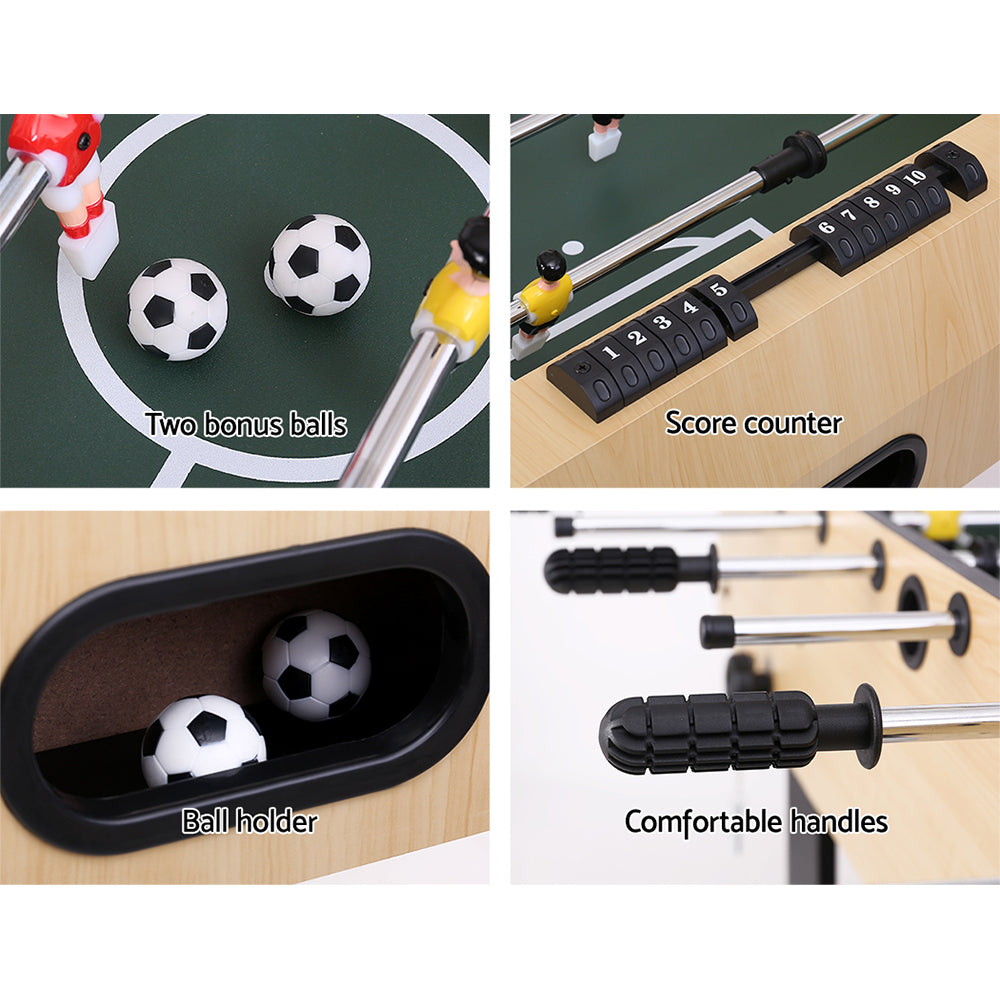 4FT Soccer Table Foosball Football Game Home Family Party Gift Playroom Foldable.