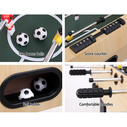 4FT Soccer Table Foosball Football Game Home Family Party Gift Playroom Foldable.