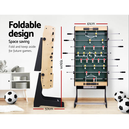 4FT Soccer Table Foosball Football Game Home Family Party Gift Playroom Foldable.