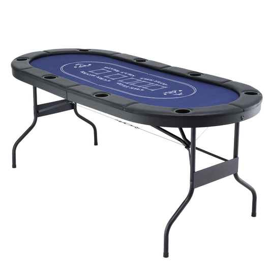 Poker Table Top Folding Poker Table 8 Player 183cm.