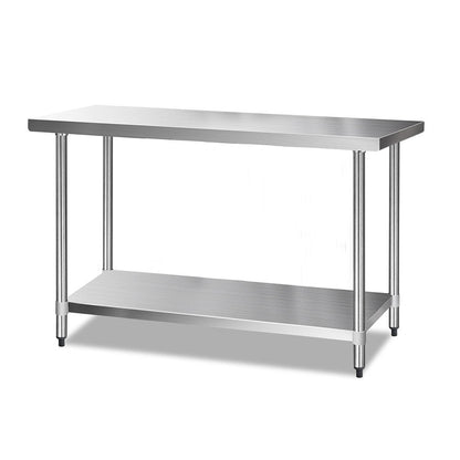 Cefito 1524x610mm Stainless Steel Kitchen Bench 304.