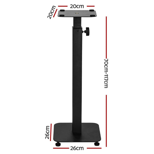 Alpha Speaker Stand 70-117cm Adjustable Height 2pcs.