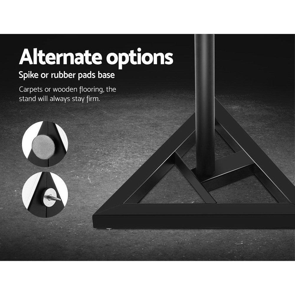 Alpha Speaker Stand 67-120cm Adjustable Height Surround Sound Studio Home 2pcs.