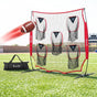 Everfit 1.8m Football Training Net 5 Target Portable Soccer Goal Nets Rebounder