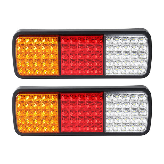 Giantz Pair 75 LED Tail Lights Stop Reverse Indicator 12V Ute Trailer Caravan Truck Boat.
