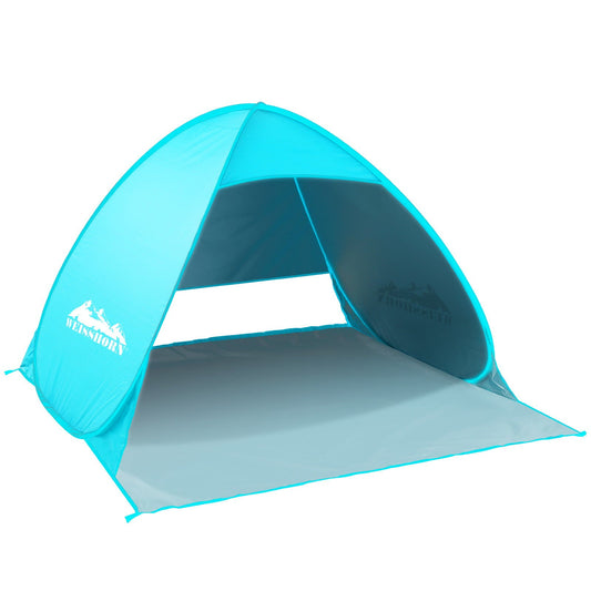 Weisshorn Pop Up Beach Tent Camping Hiking 3 Person Sun Shade Fishing Shelter.