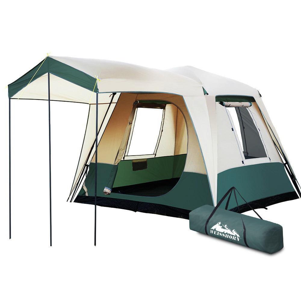Weisshorn Instant Up Camping Tent 4 Person Pop up Tents Family Hiking Dome Camp.