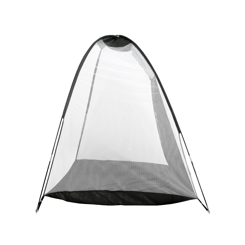 Everfit 3M Golf Practice Net Portable Training Aid Driving Target Tent Black.