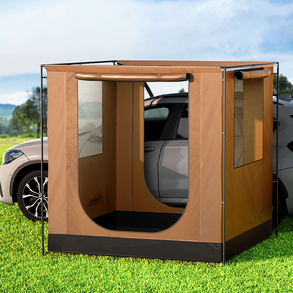 Weisshorn Camping Tent SUV Car Side Awning 2x2m Canopy Outdoor Portable 4WD.
