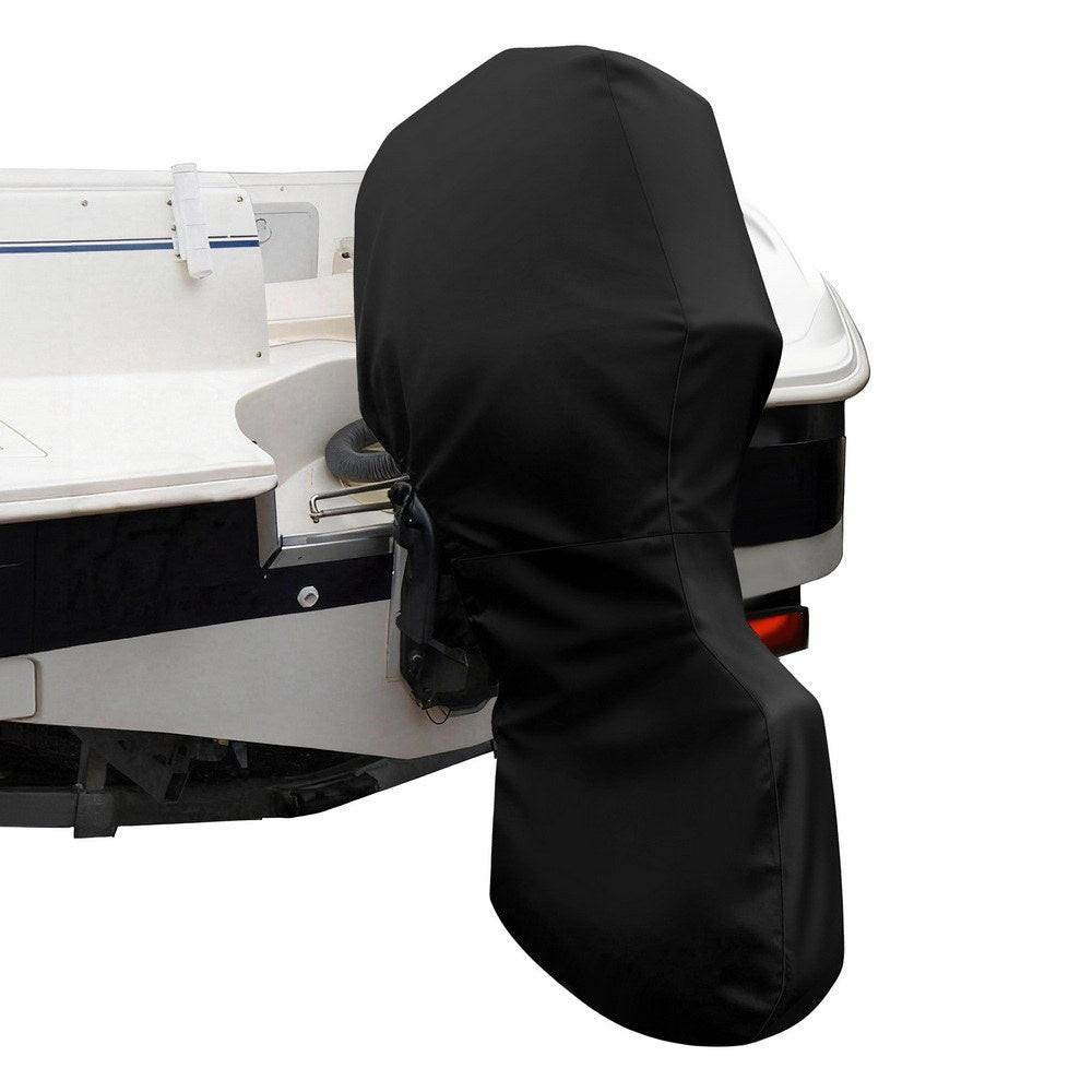 Seamanship Full Outboard Boat Motor Engine Cover Dust Rain Protection 100hp -150hp 600D Black.