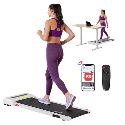 Everfit Treadmill Electric Walking Pad Under Desk Home Gym Fitness 360mm White.