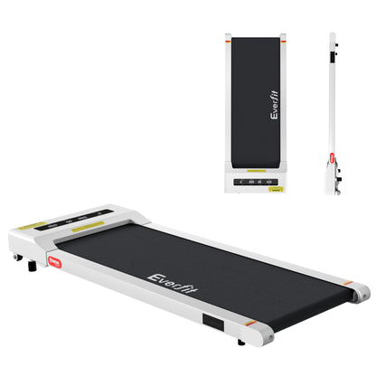Everfit Treadmill Electric Walking Pad Under Desk Home Gym Fitness 360mm White.