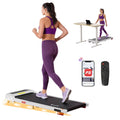 Everfit Treadmill Electric Walking Pad with Incline Under Desk Home Gym White.