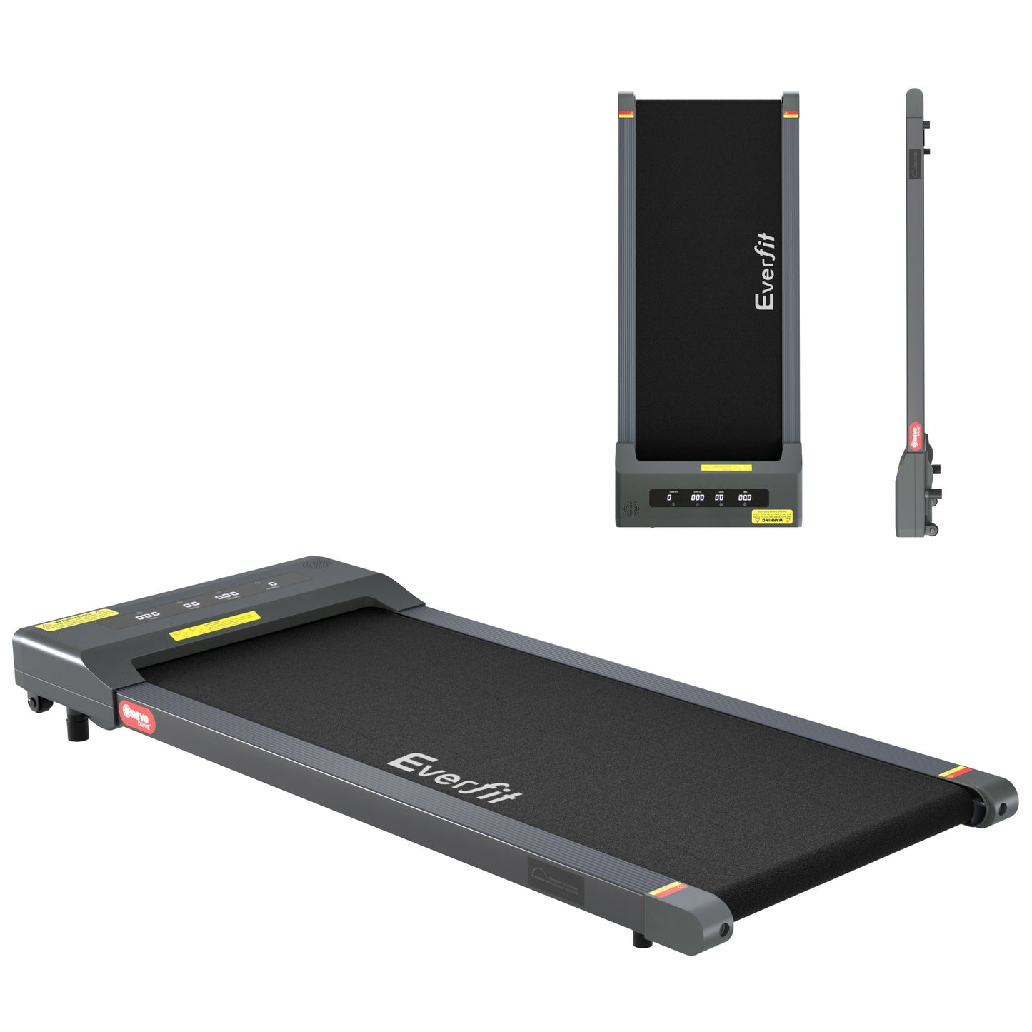 Everfit Treadmill Electric Walking Pad Under Desk Home Gym Fitness 400mm Grey.