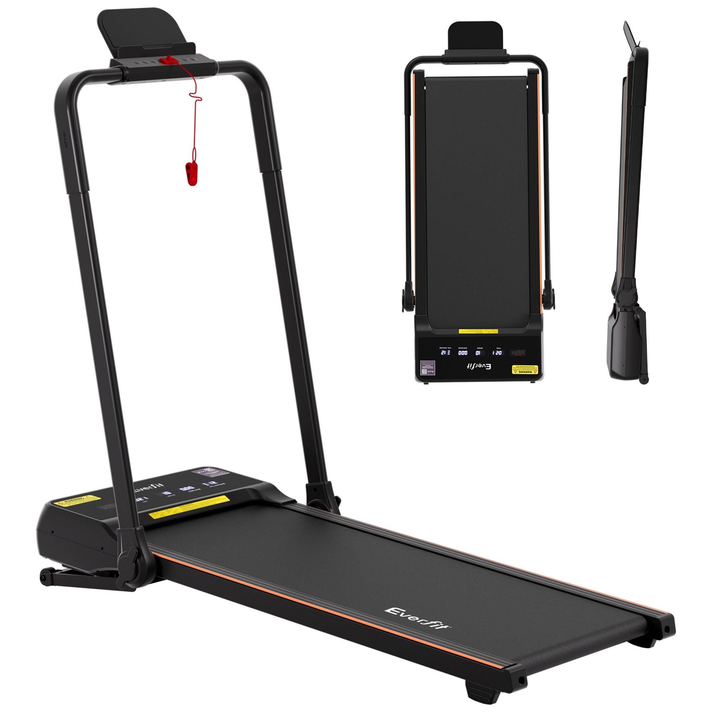 Everfit 3 in 1 Walking Pad Treadmill 20% Auto Incline Under Desk Foldable Treadmills for Home With 40cm Wide Belt.