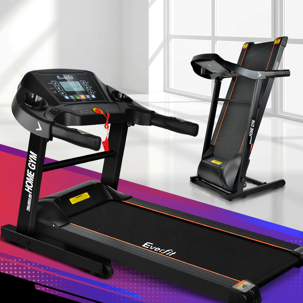 Everfit Treadmill Electric Home Gym Fitness Exercise Machine Foldable 400mm.