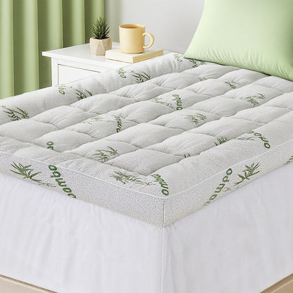 Giselle Bedding 1500GSM Pillowtop Mattress Topper Bamboo Mattress Pad for Back Pain Relief Washable 11cm Thick Bed Cover with 45cm Deep Pocket Single