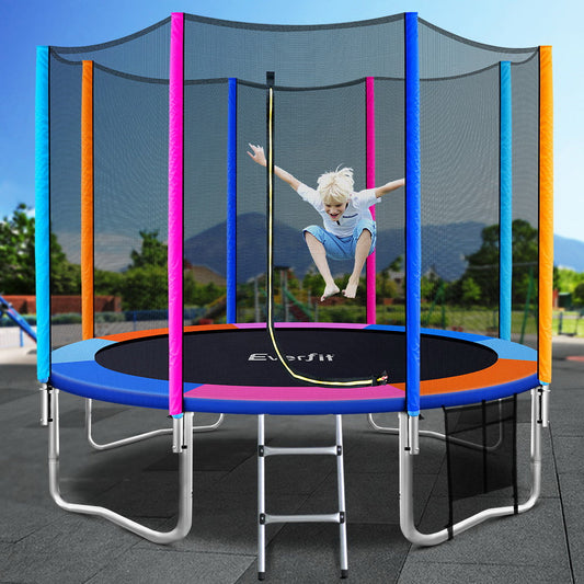10FT Trampoline Everfit Kids Trampoline Rebounder.