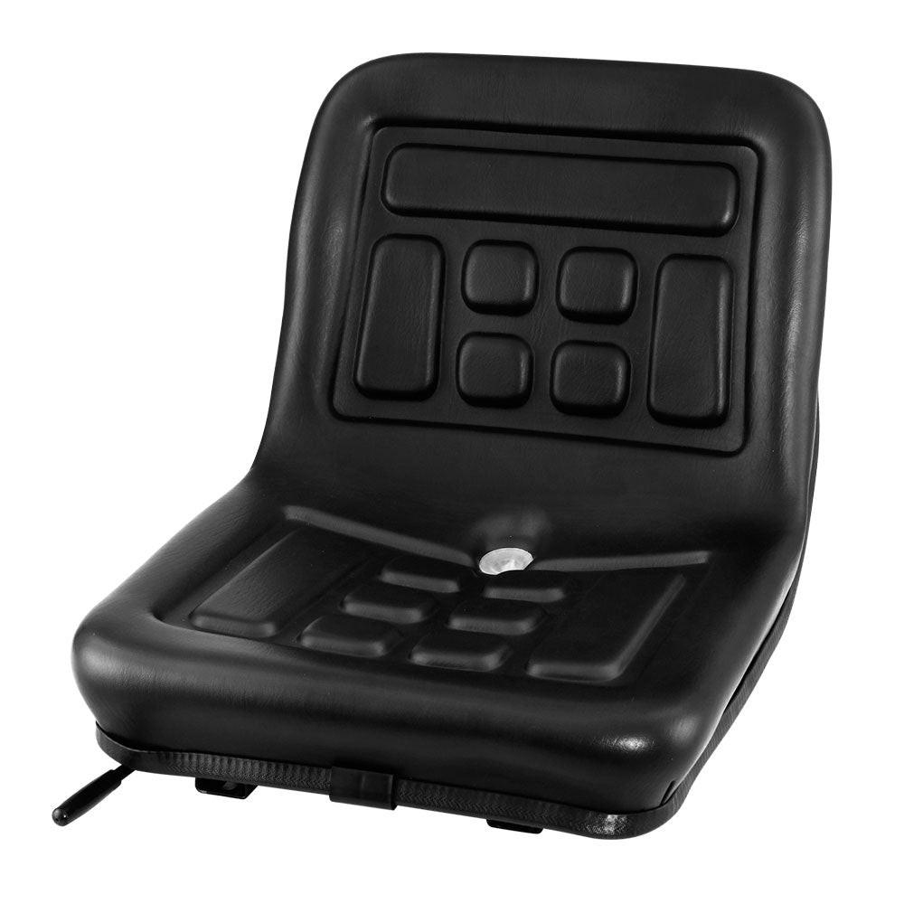 Giantz Tractor Seat Forklift Excavator Universal Suspension Truck Chair PU Leather.
