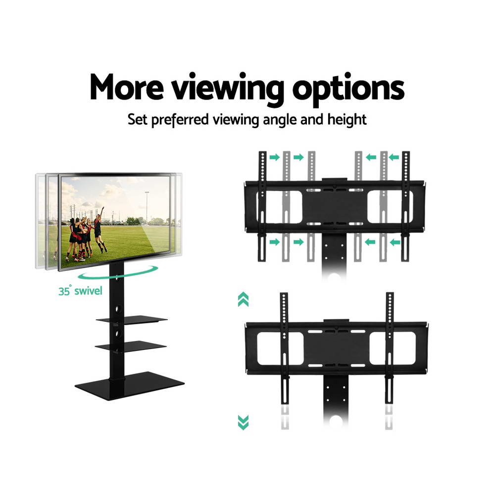 Artiss TV Stand Mount Bracket for 32"-70" LED LCD 3 Tiers Storage Floor Shelf.