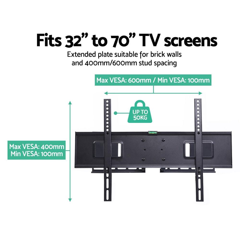Artiss TV Wall Mount Bracket for 32"-70" LED LCD Full Motion Dual Strong Arms.