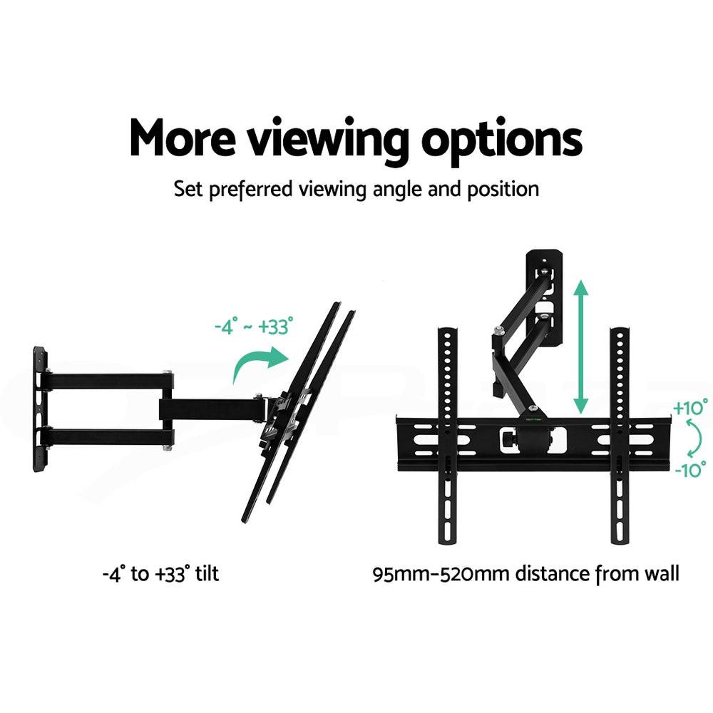 Artiss TV Wall Mount Bracket for 23"-55" LED LCD TVs Full Motion Strong Arms.