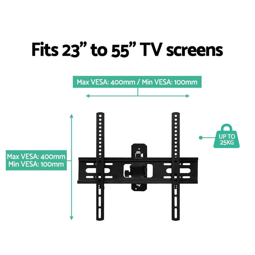 Artiss TV Wall Mount Bracket for 23"-55" LED LCD TVs Full Motion Strong Arms.