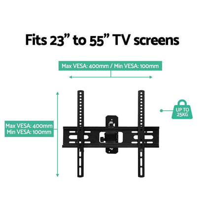Artiss TV Wall Mount Bracket for 23"-55" LED LCD TVs Full Motion Strong Arms.