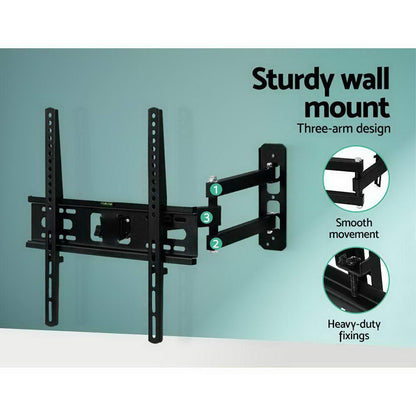 Artiss TV Wall Mount Bracket for 23"-55" LED LCD TVs Full Motion Strong Arms.