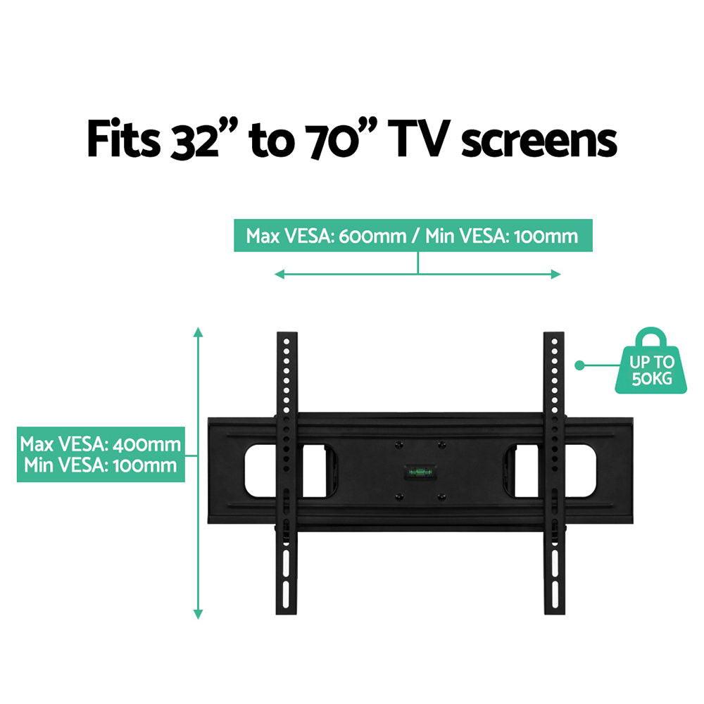 Artiss TV Wall Mount Bracket for 32"-70" LED LCD TVs Full Motion Strong Arms.