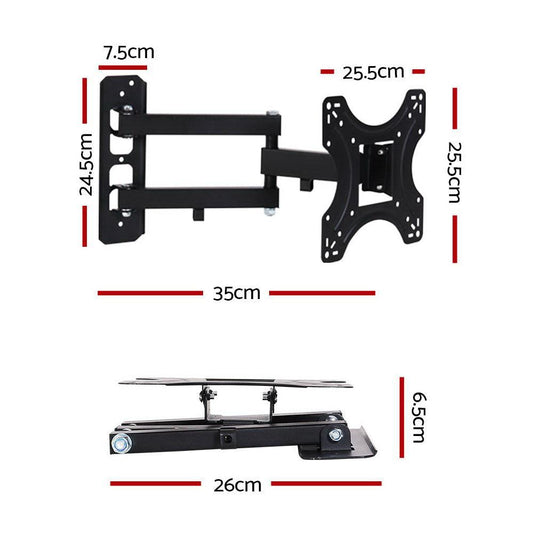 Artiss TV Wall Mount Bracket for 17"-42" LED LCD TVs Full Motion Strong Arms.