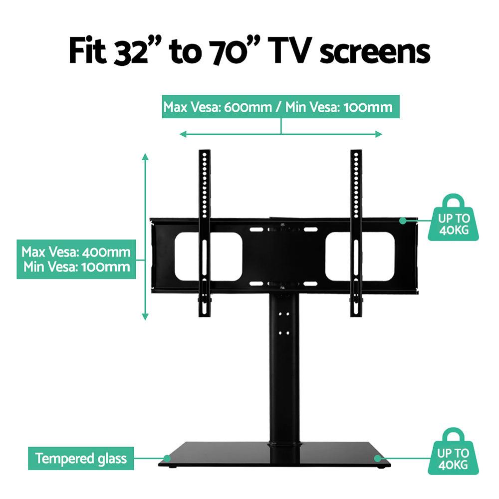 Artiss TV Stand Mount Bracket for 32"-70" LED LCD Swivel Tabletop Desktop Plasma.