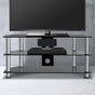 Artiss TV Stand 3 Tiers Storage Shelf Rack Tempered Glass Entertainment Unit