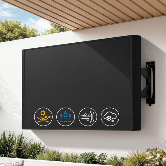 Artiss 55-58 Inch TV Cover Waterproof Outdoor Patio Flat Television Protector.