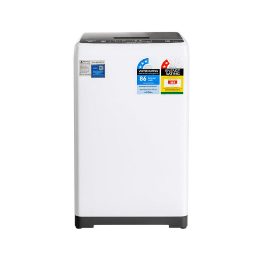Devanti 6kg Top Load Washing Machine White.