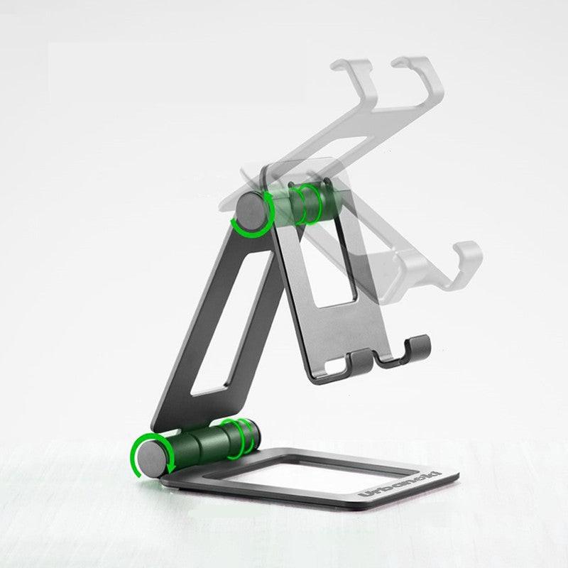 Urbanoki Portable Phone Tablet Stand Dual Folding Desk Travel Cradle Dock.