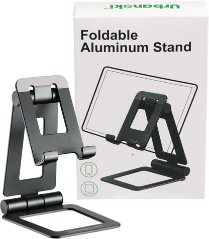 Urbanoki Portable Phone Tablet Stand Dual Folding Desk Travel Cradle Dock.