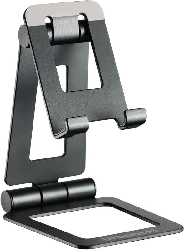 Urbanoki Portable Phone Tablet Stand Dual Folding Desk Travel Cradle Dock.