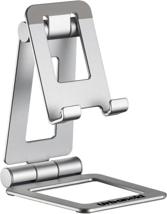 Urbanoki Portable Phone Tablet Stand Dual Folding Desk Travel Cradle Dock.