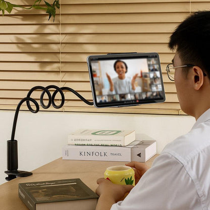 Urbanoki Gooseneck Phone Holder Flexible Clamp Mount for Bed Desk.