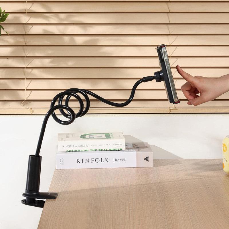 Urbanoki Gooseneck Phone Holder Flexible Clamp Mount for Bed Desk.