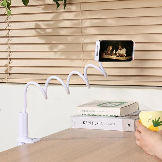Urbanoki Gooseneck Phone Holder Flexible Clamp Mount for Bed Desk.